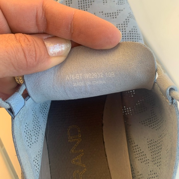 Cole Haan zero grand baby blue leather sneakers perforated size 10B - Picture 13 of 13